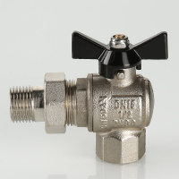 Кран шаровой Valtec Perfect угловой с полусгоном