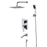 Смеситель Lemark Unit LM4522C для ванны и душа встраиваемый