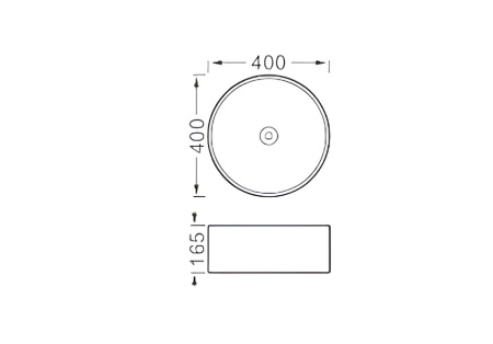 Раковина накладная Aquatek 400*400*165мм черный матовый