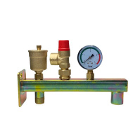 Группа безопасности Tim с креплением настенным с возможностью установки расширительного бака 3/4"-3 бар