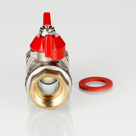 Кран шаровой Valtec с накидной гайкой 1/2" x 3/4"