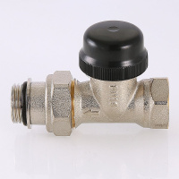 Клапан радиаторный Valtec прямой с преднастройкой 3/4"