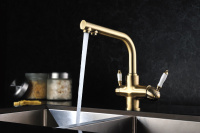 Смеситель Lemark Villa LM4861B для кухни с подключением к фильтру с питьевой водой