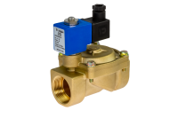 Клапан электромагнитный Ridan EV220R G 1 1/2, нормально открытый, 0,5-12 бар, с катушкой 230 В, 50 Гц, NBR