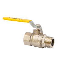 Кран шаровой MVI газовый полнопроходной с ручкой резьба внутренняя-наружная PN25 1"