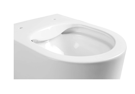 Унитаз подвесной безободковый Aquatek МИЯ AQ2004-00 490*370*340 с легкосъемным сиденьем Soft Close