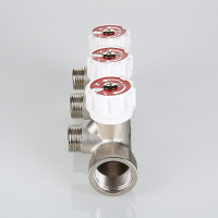 Коллектор Valtec c регулирующими вентилями 3/4" х 1/2" 4 вых