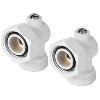 Набор нижнего подключения Royal Thermo угловой раздельный 3/4х3/4ЕК Белый