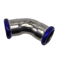 Пресс-угольник 45° MVI из нержавеющей стали 54 мм