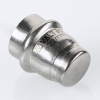 Заглушка Valtec нержавеющая сталь 76,1 мм