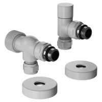 Набор термостатический Royal Thermo Design Pro 15мм М30х15 Белый осевой