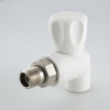 Кран шаровой Valtec полипропиленовый со сгоном угловой 25 мм х 3/4"