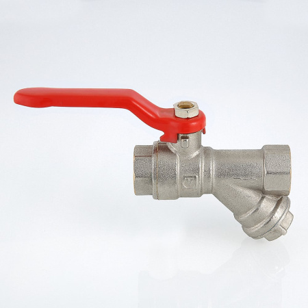 Кран шаровой Valtec Combi со встроенным фильтром и флажковой рукояткой 1/2"