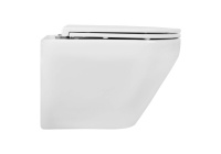 Унитаз подвесной безободковый Aquatek ЛЕЯ 490*360*320 с сиденьем Soft Close смыв торнадо