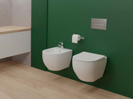 Биде подвесное Aquatek ЕВРОПА 510*355*310 мм белый