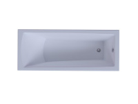 Акриловая прямоугольная ванна Aquatek Либра New 70 с фронтальным экраном (слив справа), без гидромассажа, сборно-разборный сварной каркас 170 см