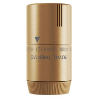 Термоголовка жидкостная Royal Thermo Design М30х15 Золотой матовый