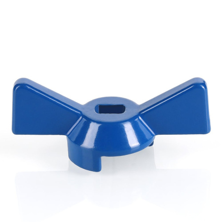 Ручка-бабочка Valtec для крана cиняя