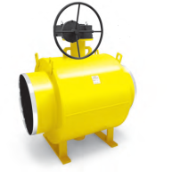 Кран шаровой LD КШЦП Р Gas 250.025.П/П.02 с редуктором