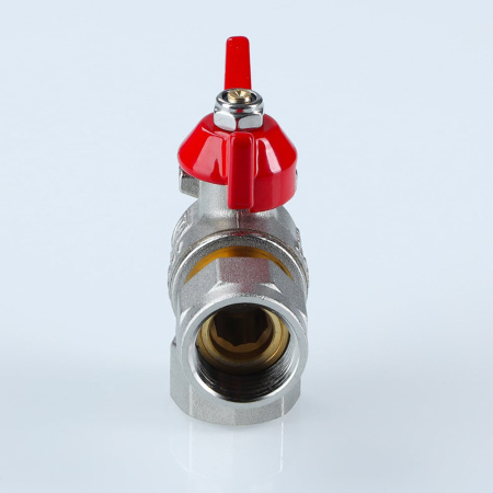 Кран шаровой Valtec угловой с накидной гайкой и внутренней резьбой 1" х 1"