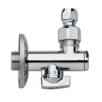 Кран шаровой TIM с фильтром с шаровым соединением для смесителя с трубками 10*1/2