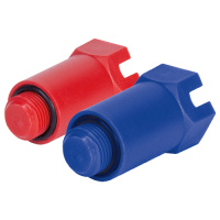 Заглушка PPR Tebo длинная 1/2" Синий