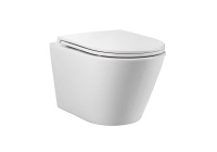 Унитаз-компакт подвесной безободковый Aquatek ВЕГА 490*360*320 с сиденьем Soft Close смыв торнадо