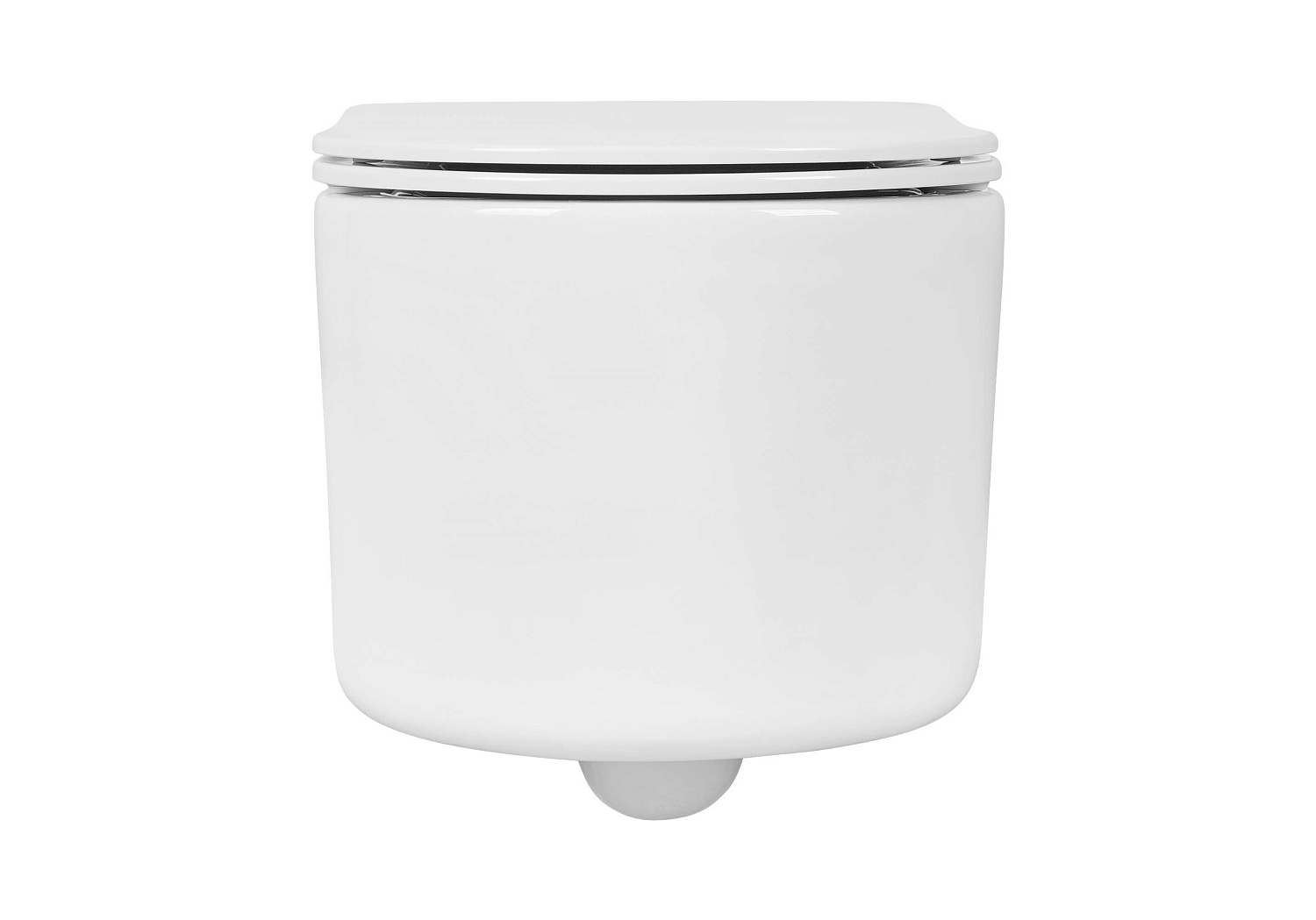 Унитаз подвесной безободковый Aquatek МИЯ AQ2004-00 490*370*340 с легкосъемным сиденьем Soft Close