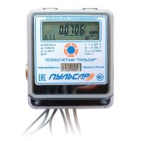 Общедомовый теплосчетчик Пульсар Ду15 M-Bus + 3 имп. входа qp=06 м3/ч 105°C прямой