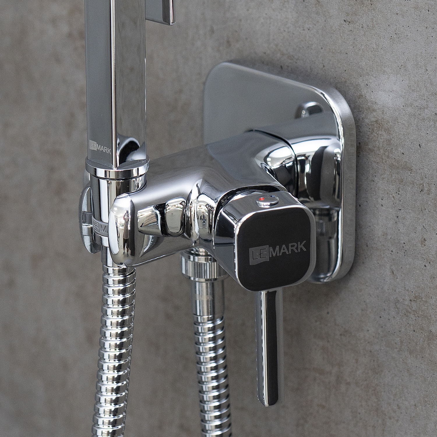 Смеситель Lemark Solo LM7173C с гигиеническим душем встраиваемый