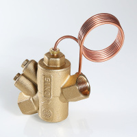 Автоматический регулятор перепада давления Valtec с фиксированной настройкой 1”, 20 кПа, 50-960 л/ч, с имп. трубкой 1 м