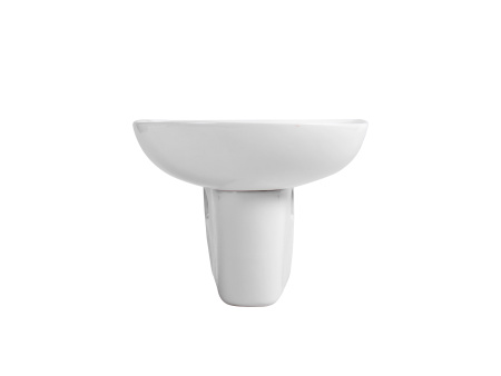 Раковина подвесная Aquatek 550*440 для установки на пьедестал белая