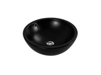 Раковина накладная Aquatek 440*440*175мм черный матовый