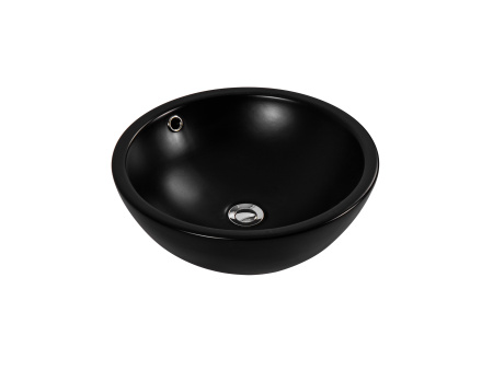 Раковина накладная Aquatek 440*440*175мм черный матовый