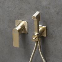 Смеситель Lemark Ursus LM7219BG с гигиеническим душем встраиваемый