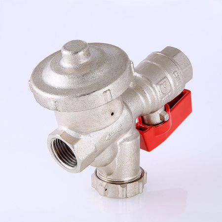 Кран шаровой Valtec со встроенным фильтром и редуктором давления (КФРД), универсальный