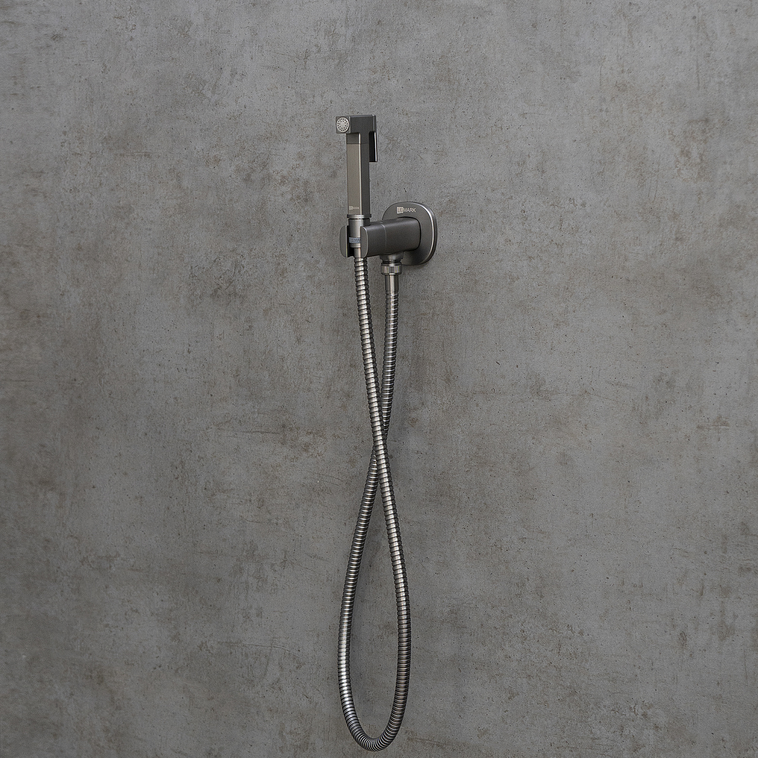 Смеситель Lemark Solo LM7172GM с гигиеническим душем встраиваемый