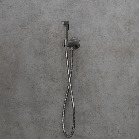 Смеситель Lemark Solo LM7172GM с гигиеническим душем встраиваемый