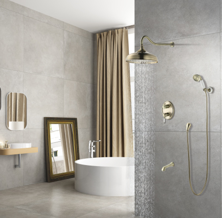 Смеситель Lemark Villa LM4822B для ванны и душа встраиваемый