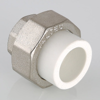 Фитинг разъемный PPR Valtec с переходом на внутреннюю резьбу 20 мм х 1"