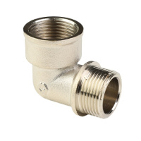 Угольник MVI с ребордой внутренняя-наружная резьба PN40 1"