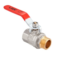 Кран шаровой MVI полнопроходной с ручкой резьба внутренняя-наружная PN40 1 1/2"