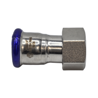 Пресс-фитинг MVI из нержавеющей стали с накидной гайкой 22х3/4"