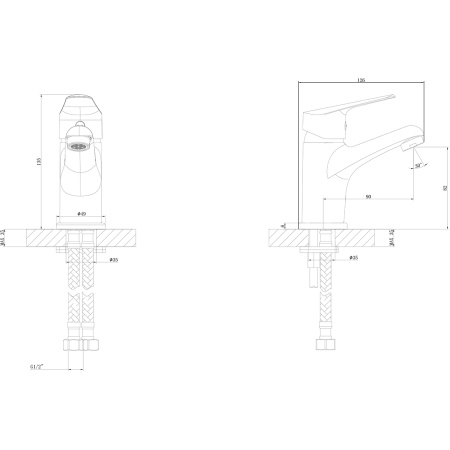 Смеситель Lemark Partner LM6506C для раковины