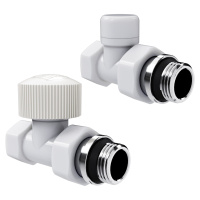 Набор термостатический Royal Thermo Design 1/2"М30х15 Белый прямой
