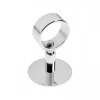 Крепление телескопическое TIM со скрытым разборное для полотенцесушителей 1" с кольцом