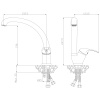 Смеситель Rossinka Y35-23 для кухни