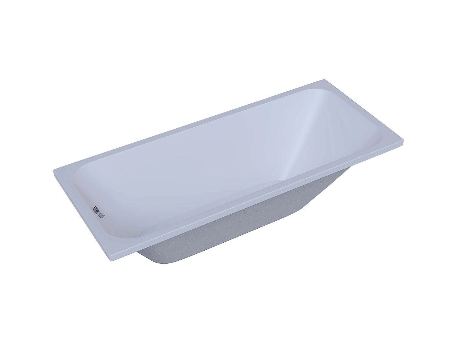 Акриловая прямоугольная ванна Aquatek Eco-Friendly Мия 70 без фронтального экрана, без гидромассажа, без опоры(каркаса) 170 см
