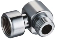 Соединение декоративное TIM угловое с накидной гайкой хром 3/4" *1/2"ш