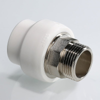 Фитинг PPR Valtec под ключ с переходом на наружную резьбу 75 мм х 2 1/2"